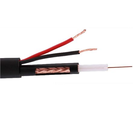 Cable coaxial RG59 + 2 x 0,75mm (100m.) - RG590100+2