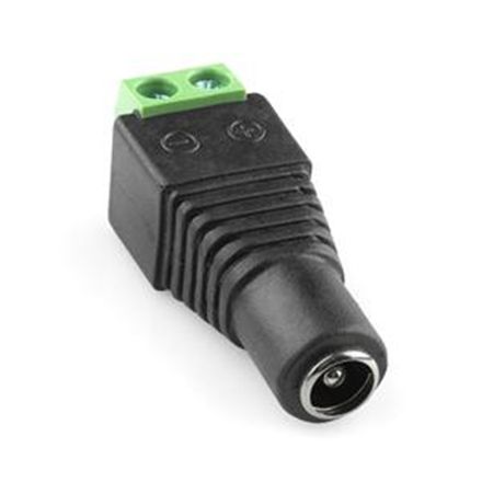 Conector alimentacion DC hembra - tornillo - CON-H001