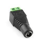 Conector alimentacion DC hembra - tornillo