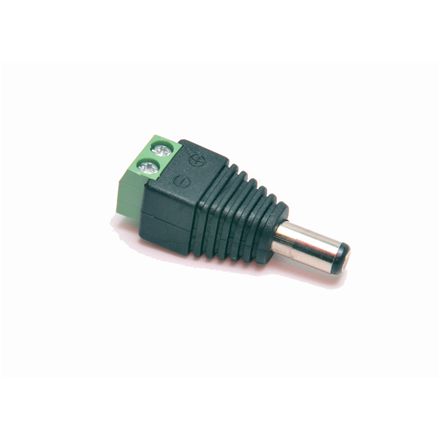 Conector alimentacion DC macho - tornillo - CON-M001