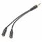 Adaptador Jack 3,5mm macho a 2 x 3,5mm hembra 15cm - CB6201