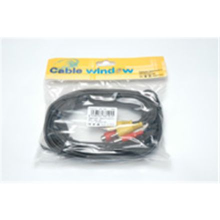 Cable Audio, Video y Alimentacion DC, 10m. - 12336