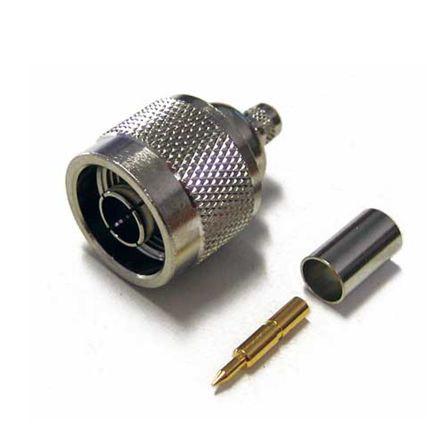 Conector N macho LMR240 Crimpar - CON-240-NM-C