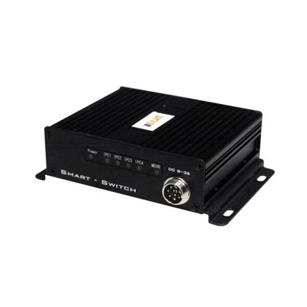 Switch de vehículo para X5-H804, PoE 4Cn cámara IP - SW-POE-04-3
