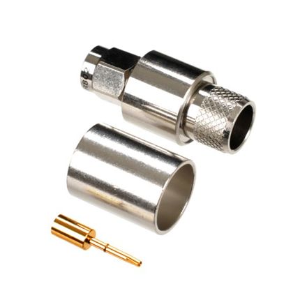 Conector RP-SMA (Hembra pin Hembra) Crimpar LMR400 - CON-RPSMA-M-400