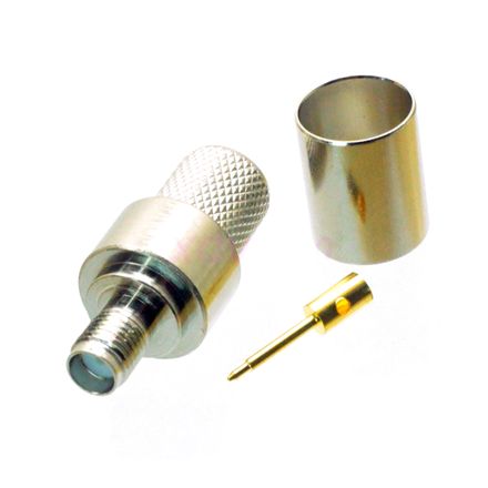Conector RP-SMA (Hembra pin Macho) Crimpar LMR400 - CON-RPSMA-H-400