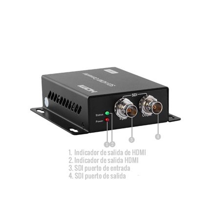 Conversor HD-SDI / SD-SDI (Loop BNC) a HDMI 1080p - LK-SDH1-2
