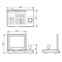 Teclado control PTZ, HD-SDI, LCD 8", Bateria Ni-MH - PTZ-SDI-08-4