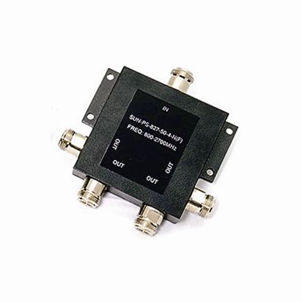 Divisor RF Wilkinson 4 vías 700-2700Mhz N-Hembra - DIV-RF-W-4-2