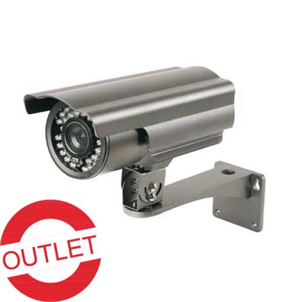 Camara Bullet IP 720x576px IP66 IR30m 6mm. - NC3051
