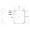 Base estanca IP66 de cámaras Bullet/PTZ Tiandy - 811-2