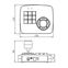 Teclado de control PTZ para Vehiculo. RS485 - KB20-3D-2