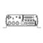 Grabador Embarcado 8Cn AHD 1080p + 4Cn IP 1080p GPS 4G WIFI CMS 1xHDD I/O Inercial - MTVR-E804-3