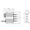 Switch de vehículo para X5-H804 4Cn cámara IP PON - SW-PON-04-3