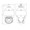 Domo Motorizado PTZ IP 2Mp 44x IR400 IK10 Starligt - NH6244ISA-G-2