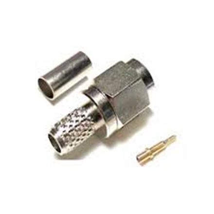 Conector SMA (Macho pin Macho) Crimpar LMR240 - CON-SMA-M-C
