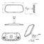Monitor espejo retrovisor tactil 7" 2cn 12/24V - MM7001-2