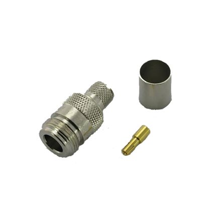 Conector N Hembra LMR240 Crimpar - CON-NH-C