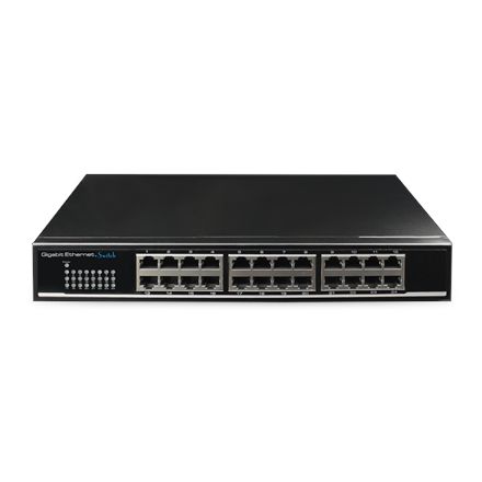 Switch 24p 1000M para Video HD, Ethernet 250m - SG24-M-3