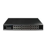 Switch 24p 1000M para Video HD, Ethernet 250m