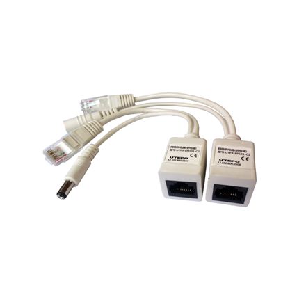 Adaptador PoE 15/24/48V Ethernet inyector-splliter - TPT-EP01-C2-2