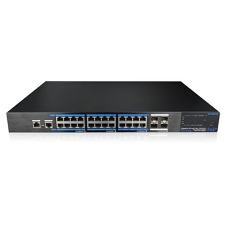 Switch 24p 1000M PoE, UL 4p SFP, Layer 2 - UTP7524GE-POE-4GF (5)
