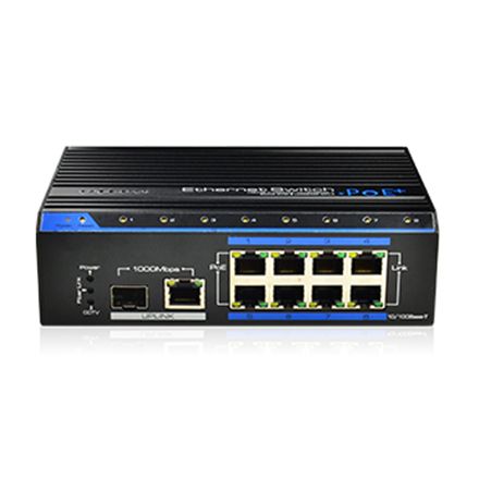 Switch 8p 100M, UL 1p 1000M, 1p SFP - UTP7208E-POE-A1 (6)