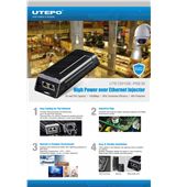 Inyector PoE 1 Puerto 60W IEEE802.3at 10/100/1000