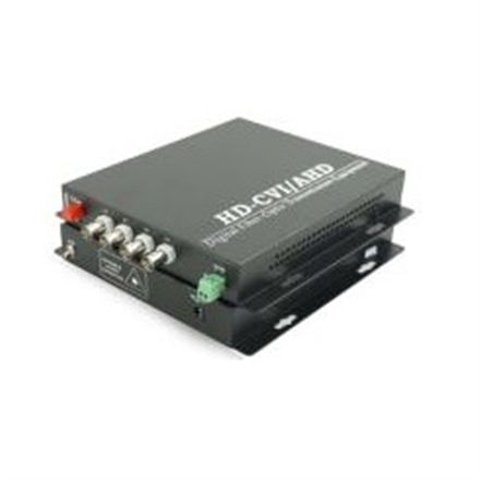Transmisor y Receptor de Fibra Optica a Video,4Cn TVI/CVI/AHD y Datos - UTP101-HVD-2