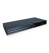 Switch 24p 100M PoE, UL 2p 1000M, 2p SFP, Layer 2