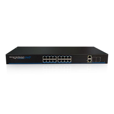 Switch 16p 100M PoE+ gestion, UL 2p 1000M, Layer 2 - UTP3-SW16-TP300 (5)