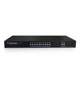 Switch 16p 100M PoE+ gestion, UL 2p 1000M, Layer 2