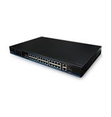 Switch 24p 100M PoE+ gestion, UL 2p 1000M + 1p SFP