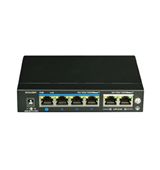 Switch 4p 1000M PoE+, UL 2p 1000M