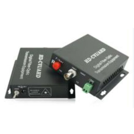 Transmisor y Receptor de Fibra Optica a Video,1Cn TVI/CVI/AHD y Datos - UTP101-HVD-2