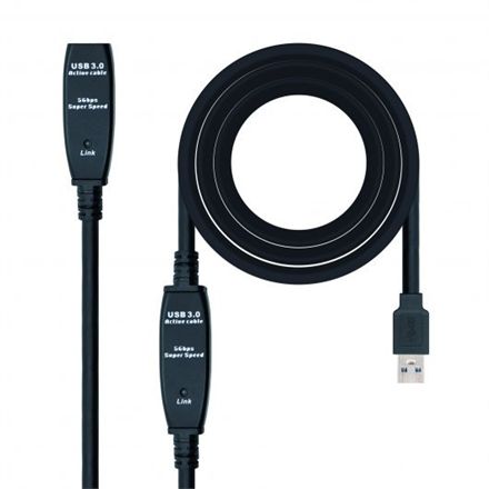 Prolongador Amplificado USB 3.0 A/M-A/H 10m - CB0223