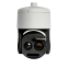 Cámara térmica PTZ con sensor dual para exteriores