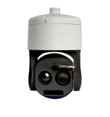 Cámara térmica PTZ con sensor dual para exteriores