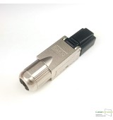 Conector RJ45 de terminaci&oacute;n de campo sin herramientas Cat6A, blindado (STP)