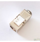 Conector RJ45 de terminaci&oacute;n de campo sin herramientas Cat6A, blindado (STP)