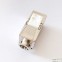 Conector RJ45 de terminación de campo sin herramientas Cat6A, blindado (STP)